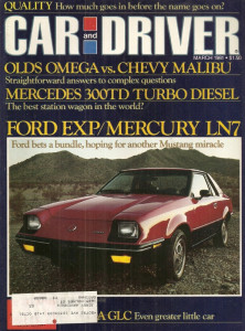 CAR & DRIVER 1981 MAR - OMEGA v MALIBU, MAZDA GLC, ALPHA ROMEO GTV6 2.5, METRO